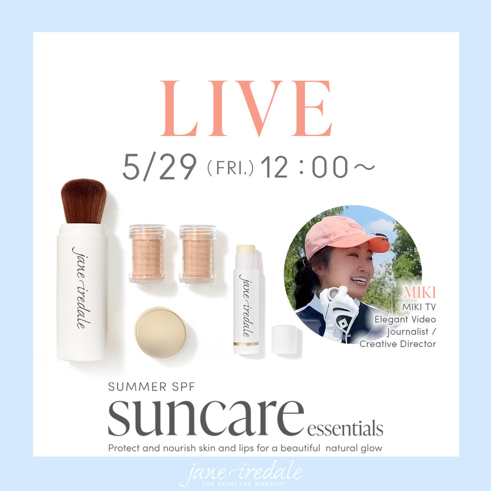 インスタグラムLIVE（毎週金曜日12時から） – Janeiredale Japan